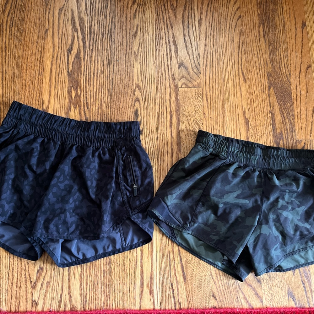 2 pair of Lululemon Hotty Hot Shorts
